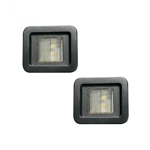 Recon Accessories 264906 License Plate Light - LED License Plate Light- LED Bumper Mount; White LED; Black Housing