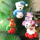 thumbnail image 1 of Colgante de decoración navideña 4 piezas - Golden Bell Old Man / Snowman / Elk / Bear Fason WLJ-2434, 1 of 5