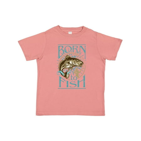 

Inktastic Born to Fish Gift Toddler Boy or Toddler Girl T-Shirt