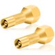 thumbnail image 1 of GODESON - Boquilla de inflado de neumáticos con tornillo para mandril de aire, accesorios de compresor, mandriles giratorios (paquete de 2), 1 of 1