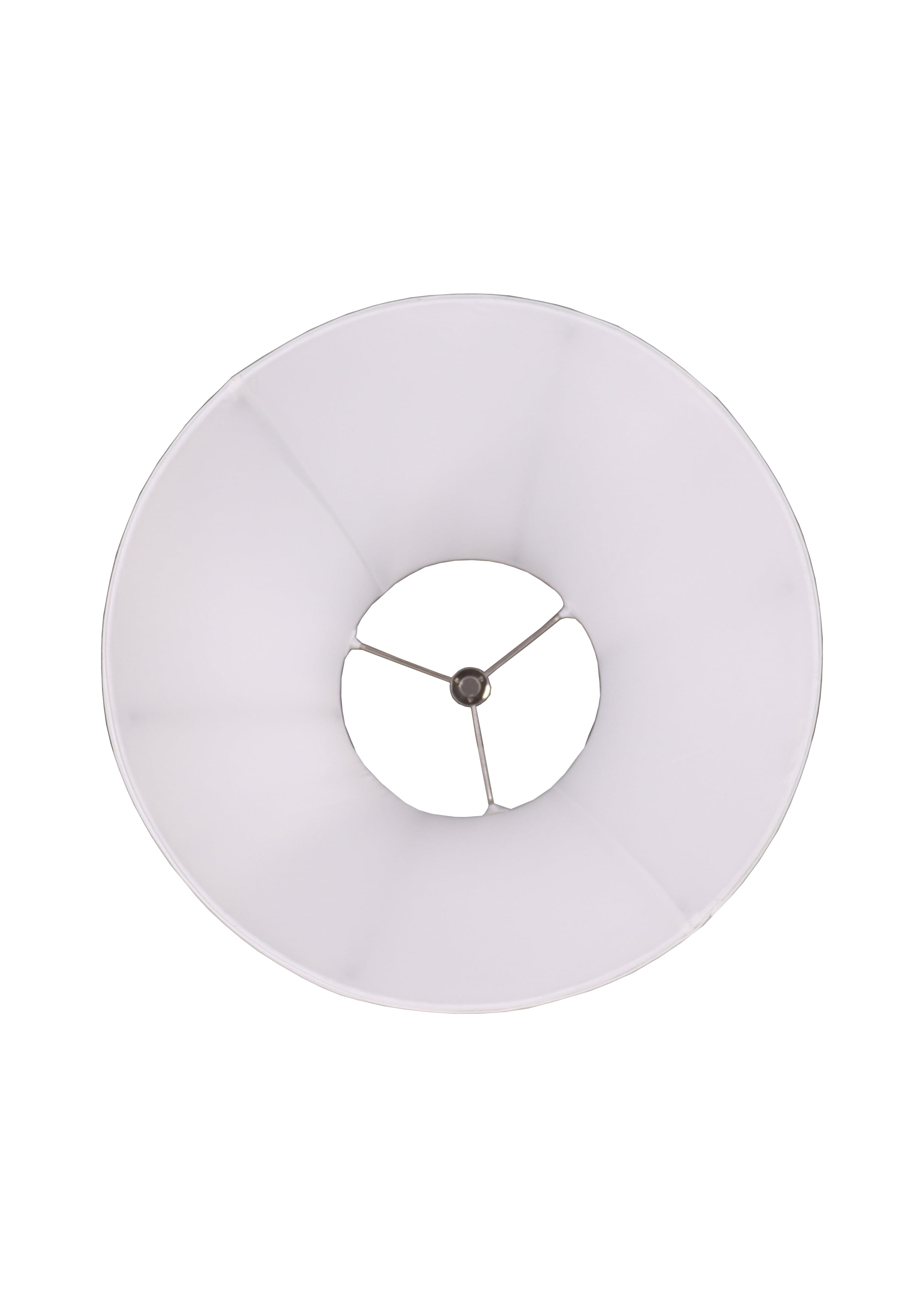 Simplee Adesso White Fabric Bell Softback Lamp Shade, 7"Dx15"Dx11"H, Transitional, Adult Office Use
