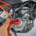 thumbnail image 4 of BESTYASH 2Pairs Red Aluminum Alloy Motorcycle Swingarm Spools Sliders Compatible with Various Motorbike Models, 4 of 8