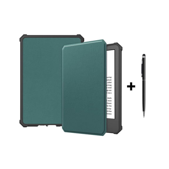 Case for Kindle 11th Generation 2022 Release, Ultra Thin Smart Protective Durable PU Leather Cover with Auto Sleep Wake Function with Universal Stylus Pen