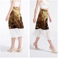 thumbnail image 4 of Labour Day Women's Chiffon Beach Dress with Polyester Straps - Summer Dress for Beach vibes, 4 of 6