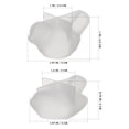 thumbnail image 2 of Shisuyan Moule à Lancer pour Oiseaux 4 Pcs Blanc 1.9x1.3x0.8in, 2 of 9