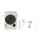 thumbnail image 1 of Ventilador para colgar en el cuello Ventilador recargable eléctrico digital LED Enfriador de forma de cámara portátil ajustable, Blanco Advancent HA004178-01B, 1 of 6