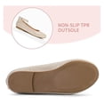 thumbnail image 5 of Bocca Girl's Golden Glitter Ballet Flat Ankle Strap Ballerina Flat Shoes Size 13, 5 of 7