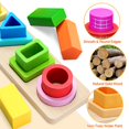 thumbnail image 3 of Clasificador de formas apilables Montessori Toys PEBIRA de 1 a 4 años, 3 of 7