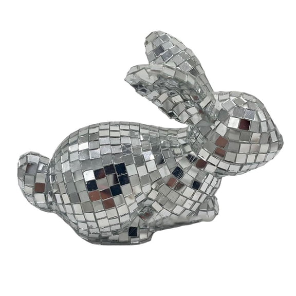 Disco Style Easter Bunny Decoration High Quality Holiday Home Decor And Festive Gift
