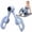 BULE, variant on Thigh Trainer, Adjustable Inner Thigh Exercise Equipment, 16 LBS Resistance Pelvic Floor Trainer, Portable Workout Machine for Arms, Legs, Hips