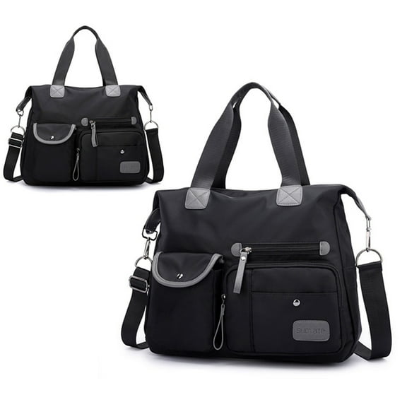 AURARMLET Waterproof Tote Bag For Women Handbags Women Square Design 1Pcs Black