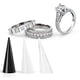 thumbnail image 4 of Exhibidor de cono Qarigey para anillos de joyería acrílico decorativo Blanco 2.5x6.8, 4 of 6