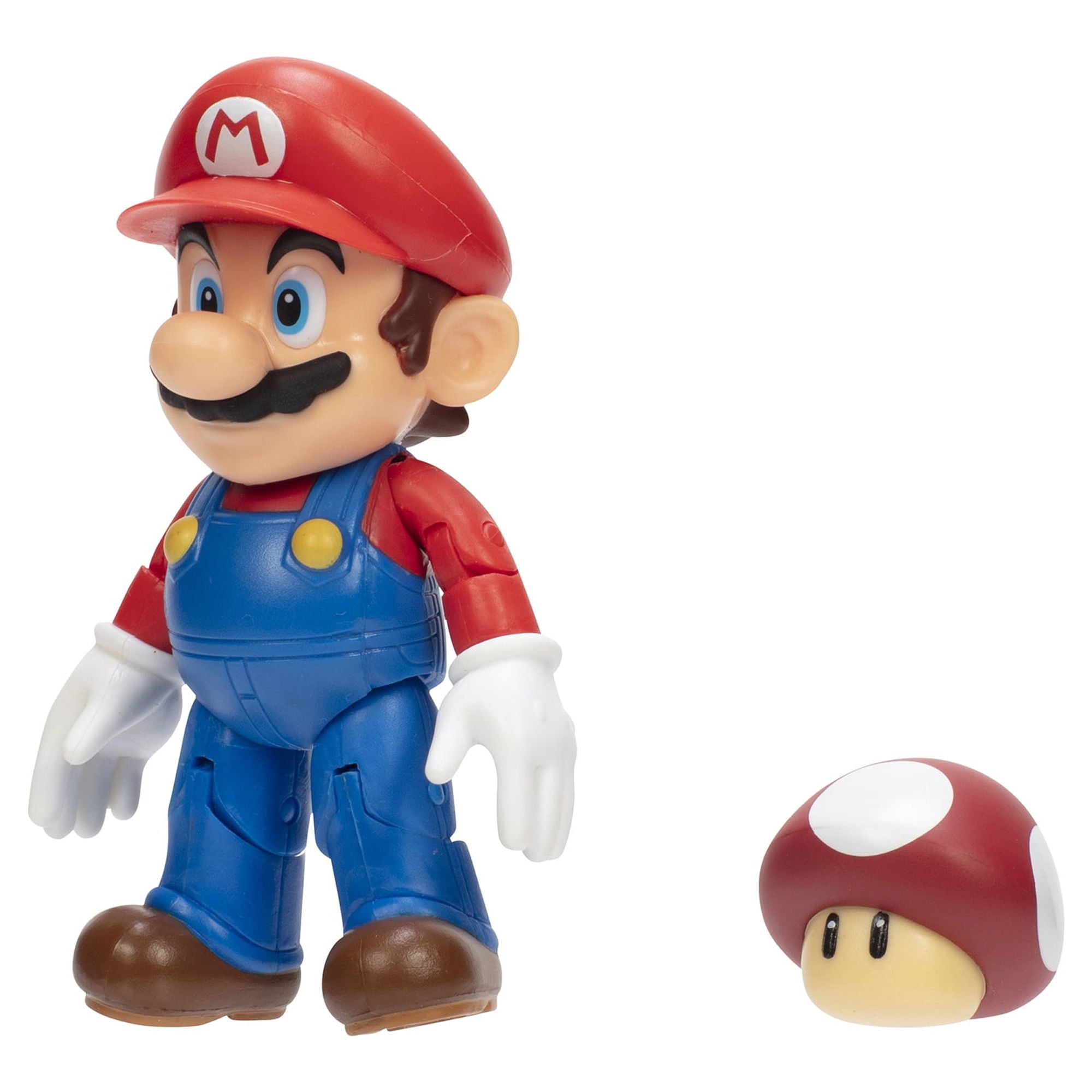 Nintendo Super Mario 4 inch Mario Action Figure with Red Power up