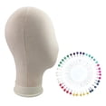 thumbnail image 4 of MERIGLARE Mannequin Head Model Versatile Wig Stand for Hats Making Hair Jewelry Making 23 Inch, 4 of 9