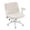 White, variant on Ktaxon Office Chair, Flip-Top Armrest Desk Chair on Metal Star Base, Starry Chenille Vanity Chair with Adjustable Height & Swivel Wheels White