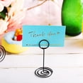 thumbnail image 2 of 24 Pack Table Number Holder Wedding Table Name Card Holder Memo Note Photo Stand (Black), 2 of 5