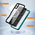 thumbnail image 6 of Dteck Magnetic for iPhone 16 Case Waterproof,Built-in Screen Protector IP68 Underwater 16FT Military Dropproof Compatible with MagSafe Full Body Shockproof Case 6.1",Blue, 6 of 11