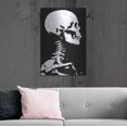thumbnail image 6 of Luxe Metal Art 'Skeleton' by Giuseppe Cristiano, Metal Wall Art, 24"x36", 6 of 9
