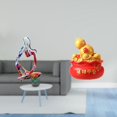 thumbnail image 2 of Figura decorativa de resina, estatua de pila del tesoro, adorno de escritorio Feng Shui, artesanía, hecha a mano en poliresina, ideal para regalo., 2 of 8