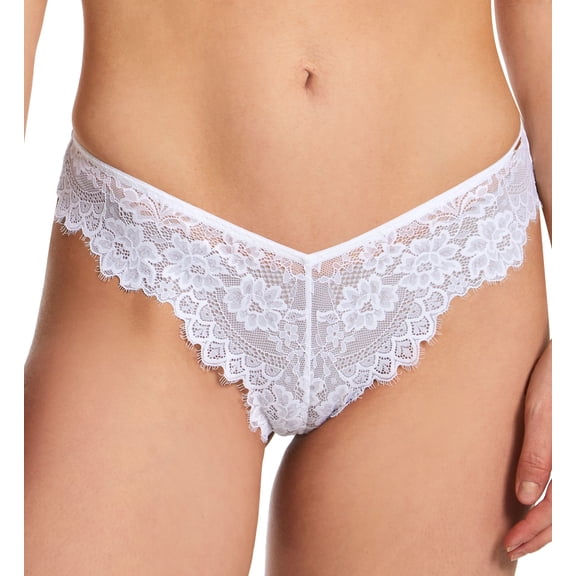 Women's Pour Moi 20324 India V-Shape Brief Panty (White L)