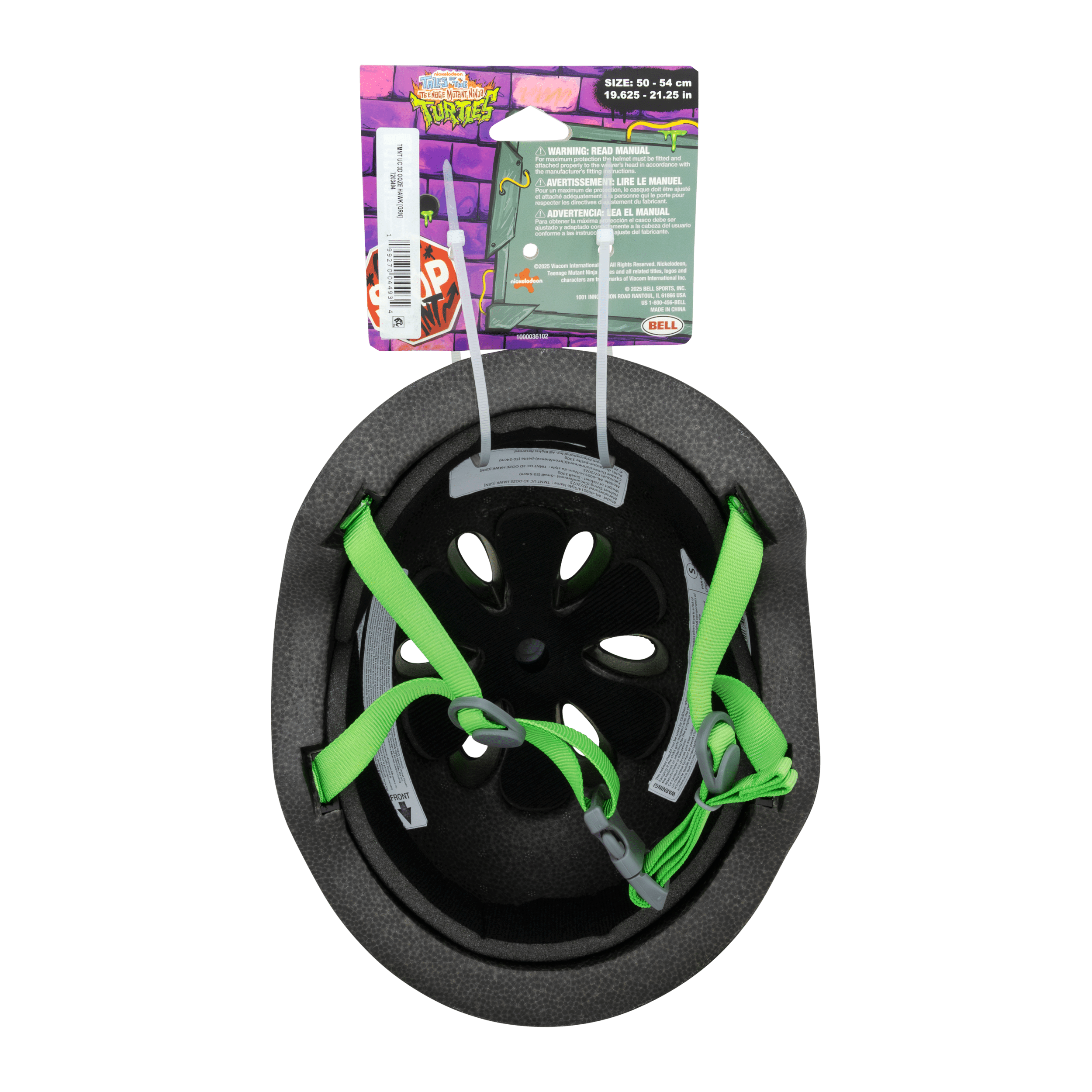 Nickelodeon Teenage Mutant Ninja Turtles Ooze Hawk Bike Helmet, Child, Ages 8+