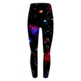 thumbnail image 4 of DDAPJ pyju Printed Leggings for Women Novelty Holiday Party Tights Buttery Soft Casual Yoga Pants Lightweight Ankle Length Milk Silk Legging Multicolor XXL, 4 of 5
