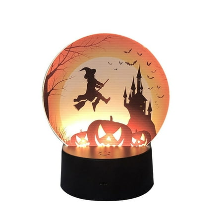 

Led Lamps Halloween Pumpkin Bats Lamp Pattern Night Light Scene Lighting Arrangement Props Night Decoration