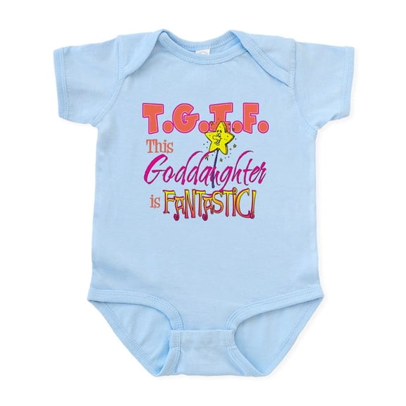 CafePress - Fantastic Goddaughter Infant Bodysuit - Baby Light Bodysuit, Size Newborn - 24 Months