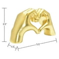 thumbnail image 4 of Adam & Friends Sculpture Mains Signe Cœur, 4 of 5