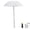 C #3, variant on Plants Shade Umbrella for Outdoor Plants Sun Protection Parasol - 25.6 Inch Diameter Garden Awning for Potted Plants Flower Bed Shade Cloth | H Shape Stake Easy Installation