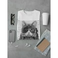 thumbnail image 3 of Portrait Cat Police Department  T-Shirt Men -Image by Shutterstock, Male Large, 3 of 4