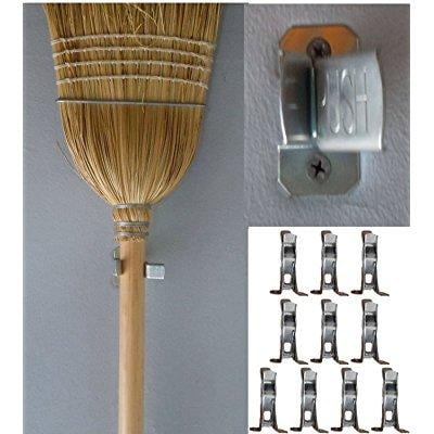 10 bulldog metal spring grip clamps, tool rack