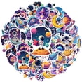 thumbnail image 2 of 35pcs-50pcs Cute Astronaut Stickers Cosmic Space Stickers Alien Rocket Stickers for Laptops Suitcases Phone, 2 of 9