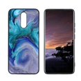thumbnail image 1 of Compatible with LG X4 Phone Case, Blue-Marble-21 Case Men Women, Flexible Silicone Shockproof Case for LG X4, 1 of 1