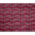 thumbnail image 4 of oneOone Polyester Lycra Fabric Fish Block Print Fabric By The Yard 56 Inch Wide, 4 of 4
