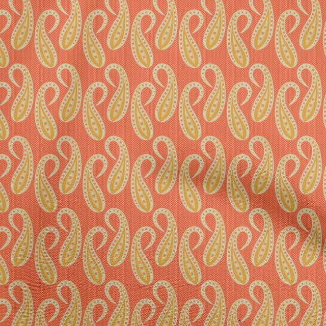 oneOone Polyester Spandex Light Red Fabric Asian Traditional Sewing Craft Projects Fabric Prints By Yard 56 Inch Wide