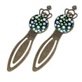 thumbnail image 2 of Tennis Set of 2 Vintage Copper Crown-Shaped Bookmarks - Stainless Steel Book Markers for Readers and Book Lovers, 2 of 5