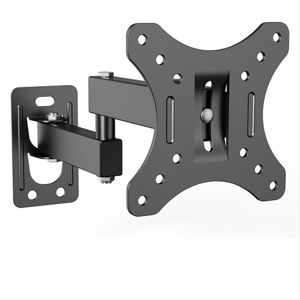 Soporte de Pared para TV, Soporte de Esquina de Movimiento Completo para TV de 10 A 32 Pulgadas, Giratorio, Inclinable y Ajustable.