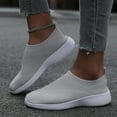 thumbnail image 2 of Womens Slip on Sock Walking Shoes Stretchy Comfortable Fitness Running Jogging Sneakers for Outdoor Sports, 2 of 6