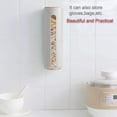 thumbnail image 5 of Cotton Pad Storage, Wall Mounting Cotton Pad Dispenser With Wooden Lid, Cotton Pad Storage Bamboo For Cotton Pads Make-up Or Remover, 5 of 5