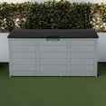 thumbnail image 5 of Canddidliike 75 Gallon Patio Deck Boxes with Lid, Container Bin Storage Box Grey Black, 5 of 8