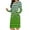 Green, variant on Kaemgyyd Casual Dress for Women Fall Fashion Color Block Hooded Midi Dress Loose Button Drawstring Sweatshirt Dress with Pockets