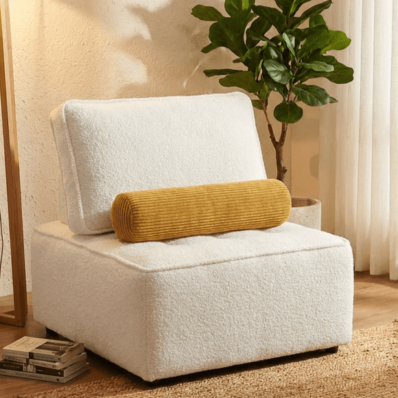 CHARRYARN by TexStead Almohada para Abrazar Almohada Cilíndrica de Pana Almohada de Cama Cilíndrica - Almohada Larga Multifuncional - Apta para yoga, Soporte Lumbar y Del Cuello Almohada Enrollable -