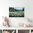 thumbnail image 7 of Youart Barn and White Daisy 12" x 18" Framed Canvas Art Prints, 7 of 7