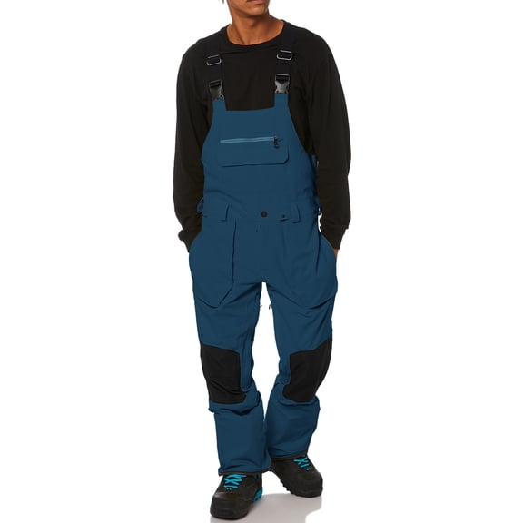 Sherrylily Winter Men's Adjustable Waterproof Snow Bib Pants, Sizes M-XXL