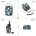 thumbnail image 3 of FORMRS Crossbody Bag for Women Quilted Travel Shoulder Cell Phone Purse with Chain Strap Handbag, Dark Blue Hexagon Patterns, 3 of 7