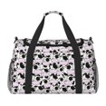 thumbnail image 1 of Disketp Cute Animal with Cow Bolsa de Viaje Tipo Duffle, Bolso de Mano para Fin de Semana para Mujer, Bolsa de Gimnasio Ligera para Hombre, Esencial para Viajes, 1 of 7
