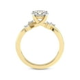 thumbnail image 5 of IGI Certified 5 Carat Round Shape Lab Grown Diamond Engagement Ring | 14K Yellow Gold |Twisted Blossom Diamond Ring | FG-VS1-VS2 Quality Friendly Diamonds, 5 of 5