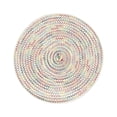 thumbnail image 3 of Round Placemats Insulated Placemats Coasters Non-Slip And Easy To Clean Ideal For Country Cottages Rectangular Round And Oval Tables  红彩色 11cm+30cm 2PCS, 3 of 6