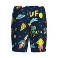 thumbnail image 5 of Fotbe Funny Spaceships Pajama Shorts for Men, Men's Pajama Bottoms, Sleepwear,Short Pajama Pants-Large, 5 of 9